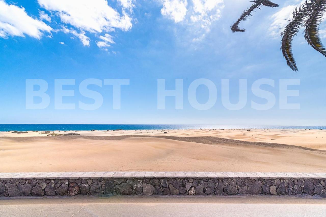 Stunning Bungalow At The Sand Dunes Of Maspalomas ปลายา เดล อิงเกลส ภายนอก รูปภาพ