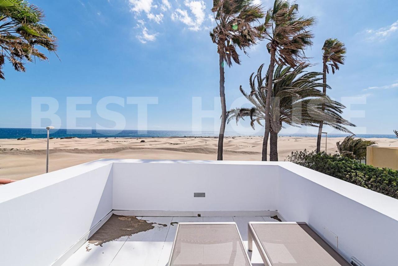 Stunning Bungalow At The Sand Dunes Of Maspalomas ปลายา เดล อิงเกลส ภายนอก รูปภาพ